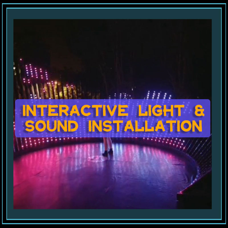 interactive light & sound installation