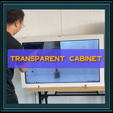 Hologram LCD Transparent showcase