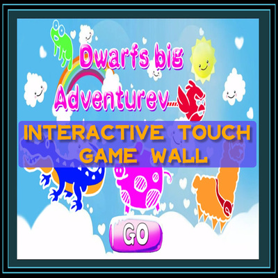 interactive touch game wall