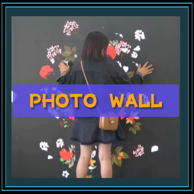 lnteractive digital flower wall